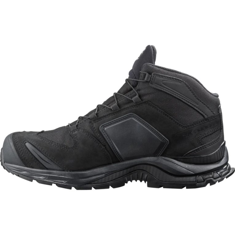 Black Salomon Xa Forces Mid GTX EN Women's Tactical Boots | IE ZG4092